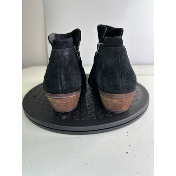 Sam Edelman Packer Ankle Boots Booties Shoes Sz 8.5 Black Leather Women’s - Picture 5 of 9